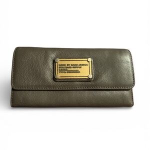 Marc by Marc Jacobs Standard Supply Workwear Grey Leather Wallet